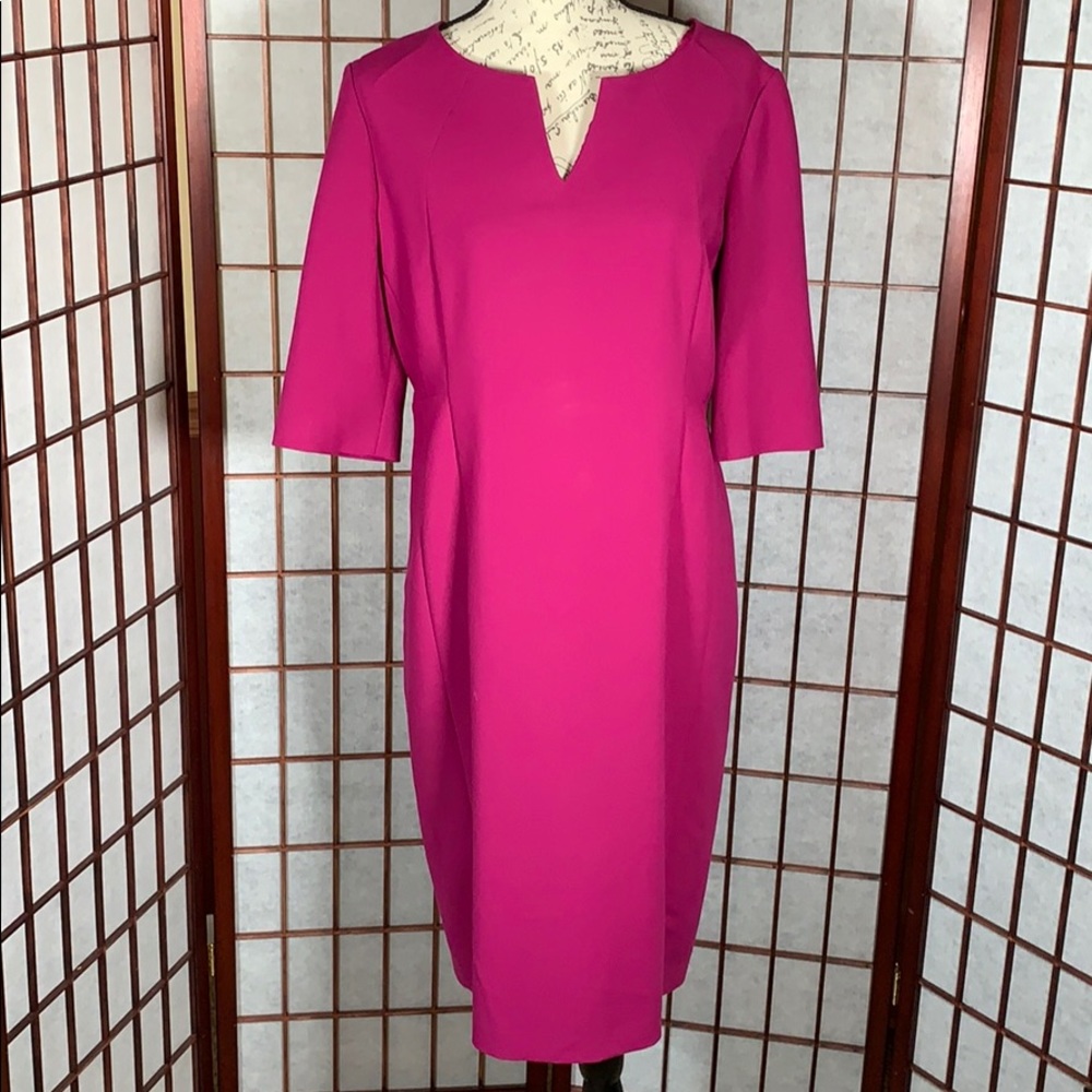 Fabulous Pink!  Lined dress - Size US 12 / UK 16